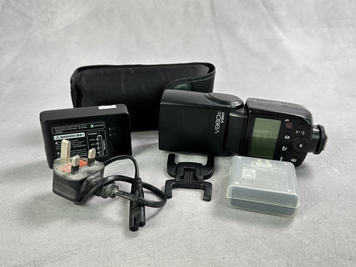 Godox V860C Ving Flash With 2x Batteries, Charger And Case.