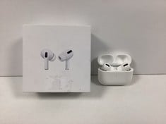 APPLE AIPODS PRO A2083 HEADPHONES (ORIGINAL RRP -€179,99) IN WHITE. (WITH BOX + CHARGER CASE + CHARGING CABLE, NOT WORKING) [JPTZ7504]