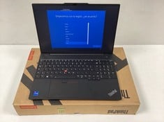 LENOVO THINKPAD E16 GEN 1 512GB SSD LAPTOP (ORIGINAL RRP -€964.26) IN BLACK. (WITH BOX + CHARGER 65W, KEYBOARD WITH FOREIGN LAYOUT). I7-13700H @ 2.40GHZ, 16GB RAM, 16.0" SCREEN, INTEL UHD GRAPHICS [J