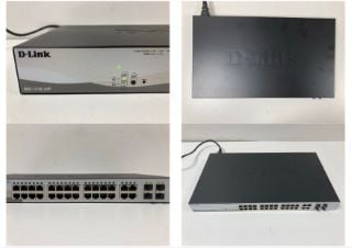 D-LINK DGS-1210-24P SWITCH (ORIGINAL RRP -€356,78) IN BLACK/SILVER. (WITH BOX + POWER CABLE, FAN CAN BE HEARD LOUDLY) [JPTZ7489]