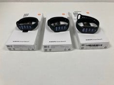 XIAOMI 3 X SMART BAND 9 SMARTWATCH (ORIGINAL RRP -€120.00). (3 X X XIAOMI SMART BAND 9 SMARTWATCH WITH BOX AND CHARGER) [JPTZ7472]