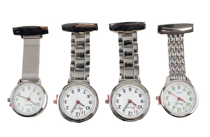 Selection of Four Ravel Quartz Watch Fobs, White Dial, Stainless Steel Straps. Brief Condition Report: Ex Display (Not Currently Running) (VAT Only Payable on Buyers Premium)