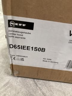 NEFF D65IEE1S0B 109V12 220V COOKER HOOD RRP £549 (003197268)