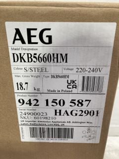 AEG DKB5660HM STAINLESS STEEL COOKER HOOD RRP £399