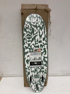 SOFTECH BOMBER 6'4FT GREEN/WHITE RRP £390