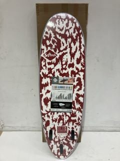 SOFTECH BOMBER 6'4FT RED/WHITE RRP £390