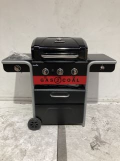 CHAR-BROIL 3 BURNER GAS2COAL 2.0 HYBRID BBQ RRP £550