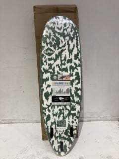 SOFTECH BOMBER 6'4FT GREEN/WHITE RRP £390