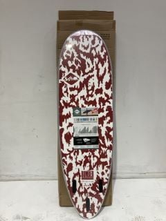 SOFTECH BOMBER 6'4FT RED/WHITE RRP £390