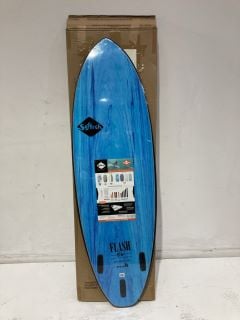 SOFTECH FLASH ERIC GEISELMAN AQUA MARBLE 6FT SURFBOARD RRP £350