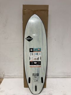 SOFTECH FLASH ERIC GEISELMAN WHITE MARBLE 6FT SURFBOARD RRP £350