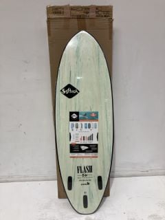 SOFTECH FLASH ERIC GEISELMAN MINT MARBLE 5'7FT SURFBOARD RRP £350