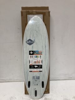 SOFTECH FLASH ERIC GEISELMAN WHITE MARBLE 5'7FT SURFBOARD RRP £350