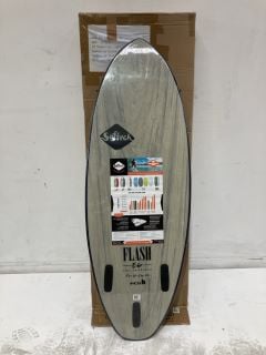 SOFTECH FLASH ERIC GEISELMAN GREY MARBLE 6FT SURFBOARD RRP £350