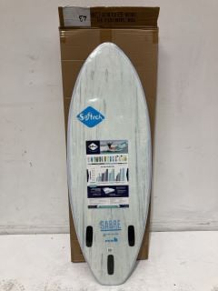 SOFTECH SABER 5FT ICE BLUE SURFBOARD RRP £200