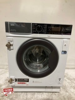 AEG 8000 SERIES L8WE84636BI BLACK AND WHITE INTEGRATED WASHING MACHINE RRP £779