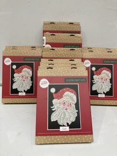 A BOX OF CHRISTMAS SEQUIN CRAFT KITS