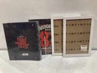 2X BOXES TO INCLUDE BROOKLYN WEST COAST 82 LEGEND BINDERS