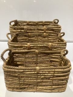 BOX OF 3 BASKETS