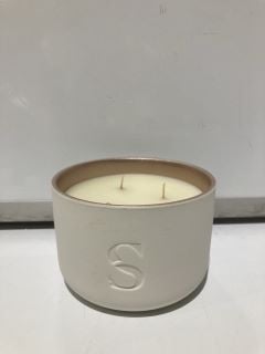 2 X SANCTUARY SPA SIGNATURE COLLECTION TRI-WICK SCENTED CANDLE