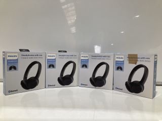 X4 PHILIPS BLUETOOTH HEADPHONES 2000 SERIES RRP £100