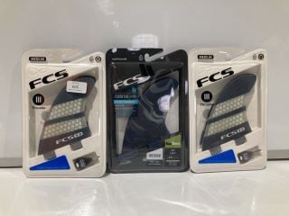 3X V2 PC TRI FIN SET