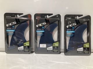 3X V2 PC TRI FIN SET