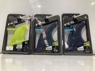 3X V2 PC TRI FIN SET