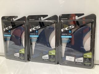 3X V2 PC TRI FIN SET