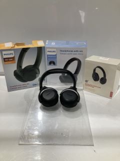 PHILIPS AND LENOVO HEADPHONES RRP £105