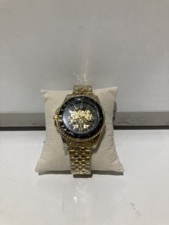 SAMUEL JOSEPH WATCH - GOLD/BLACK RRP £205