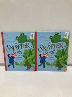 BOX OF JOHN LEWIS SNAPPER THE PERFECT CHRISTMAS TREE CHILDREN'S BOOKS