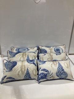 2X BOX TO INCLUDE 3X MARINE PRINT CUSHIONS