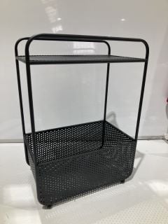 41X58X25CM BLACK STATIONARY TROLLY