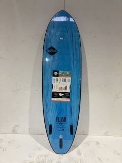 SOFTECH FLASH 6FT 6" SURFBOARD AQUA  MARBLE RRP £325