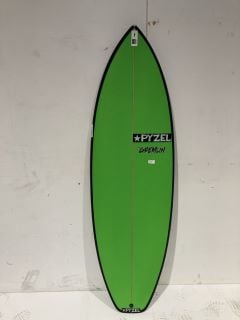 PYZEL GREMLIN 5 FT 6" LIME GREEN SURFBOARD RRP £598