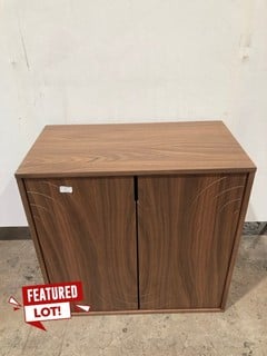 JOHN LEWIS HARVARD 2 DOOR CABINET WALNUT RRP £399 (003337837)