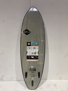 SOFTECH FLASH 6FT GREY MARBLE SURFBOARD RRP £349