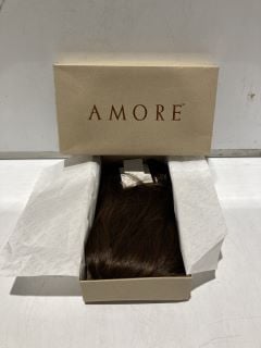 1 X AMORE BROWN LONG STRAIGHT WIG