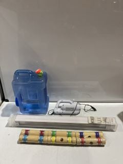 BOX OF ITEMS TO INCLUDE 12 LITRE WATER JUG