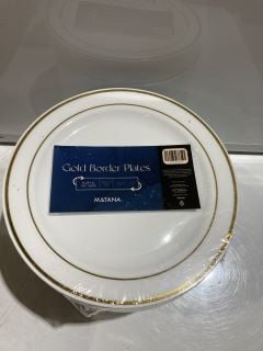 BOX OF ITEMS TO INCLUDE CRARD PLATES WITH 3 COMPARTMENTS