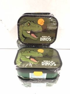 BOX OF MEPAL DINOSAUR LUNCH BOXES