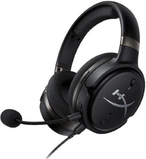 HYPERX CLOUD ORBITS S GAMING HEADSET (ORIGINAL RRP - £190) IN BLACK: MODEL NO HX-HSCOS-GM/WW (BOXED WITH MANUFACTURE ACCESSORIES) [JPTB4677]