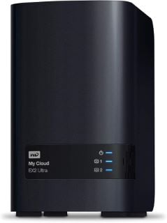 WD 4TB MY CLOUD EX2 ULTRA CLOUD STORAGE (ORIGINAL RRP - £233) IN BLACK: MODEL NO WDBVBZ0040JCH-20 (BOXED WITH MANUFACTURE ACCESSORIES) [JPTB4688]