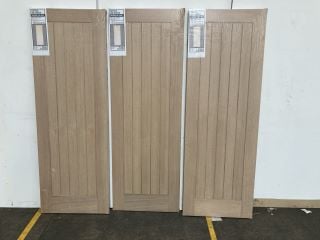 3 X SUFFOLK OAK VENEER INTERTIOR FIRE DOOR (1981 X 686 X 44MM) APPROX RRP £750