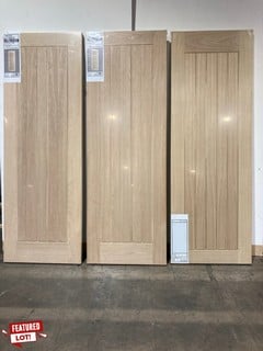 3 X SUFFOLK OAK VENEER INTERIOR FIRE DOOR (1981 X 686 X 44MM) APPROX RRP £750