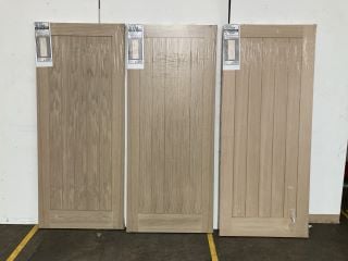 3 X SUFFOLK OAK VENEER INTERIOR FIRE DOOR (1981 X 838 X 44MM) APPROX RRP £750