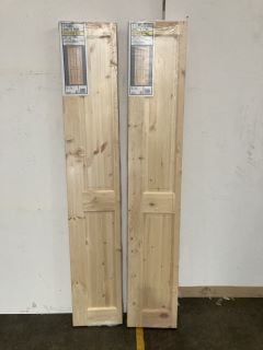 2 X 4 PANEL KNOTTY PINE INTERTIOR BI FOLD (1981 X 686 X 35MM) APPROX RRP £224