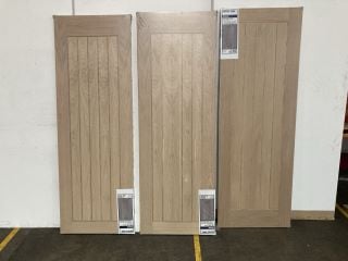 3 X SUFFOLK TRADE INTERTIOR DOOR (1981 X 686 X 35MM) APPROX RRP £210