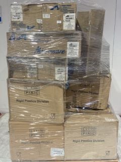 PALLET OF ASSORTED FOOD TAKE-AWAY ITEMS TO INCLUDE DISPOSABLE ALUMINIUM FOIL BAKING/ROASTING PAN